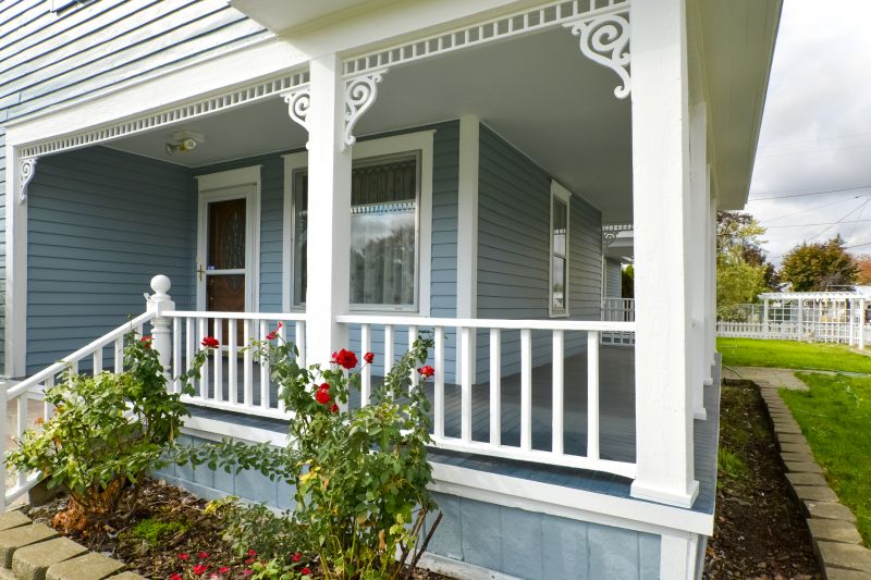 Wooden Porch Railing