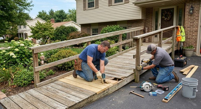 Wood Ramp Repair in Kansas City, KS